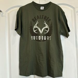 Realtree Outdoors Men's T Shirt Dark Green‎ size XL or XXL